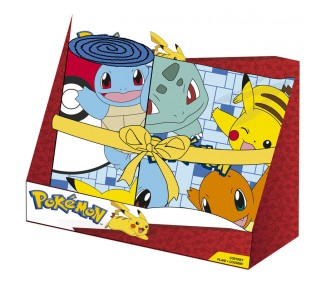 Set manta polar + cojin Pokemon