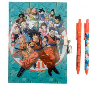 Set diario + 2 boligrafos Dragon Ball