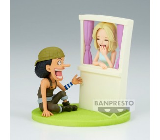 Figura Usopp & Kaya Log Stories One Piece 7cm