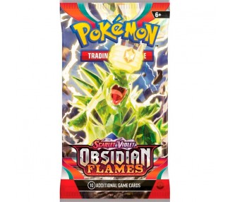 Sobre juego cartas coleccionables Llamas Obsidianas Scarlet & Violet Pokemon ingles surtido