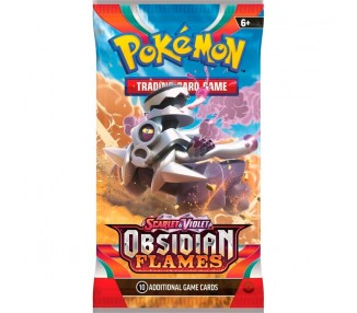 Sobre juego cartas coleccionables Llamas Obsidianas Scarlet & Violet Pokemon ingles surtido