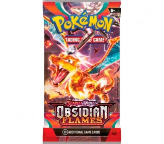 Sobre juego cartas coleccionables Llamas Obsidianas Scarlet & Violet Pokemon ingles surtido