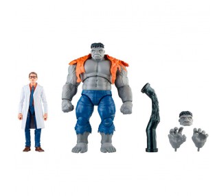 Figuras Gray Hulk & Dr. Bruce Banner Beyond Earths Mightiest Los Vengadores Avengers Marvel 15cm