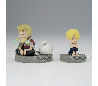 Figura Sanji & Zeff World Collectable Stories One Piece 6cm