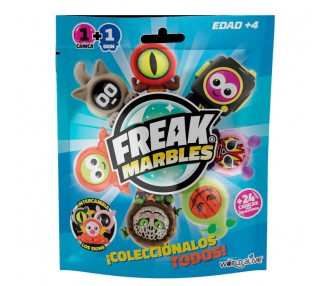 Bolsa sorpresa Canica + Skin Freak Marbles surtido