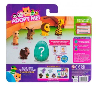 Blister 6 figuras Animal Adopt Me!