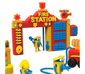 Set de bloques estacion de bomberos Play-Doh