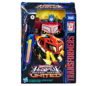 Figura Optimus Prime Animated Universe Voyager Class Legacy United Transformers 17,5cm