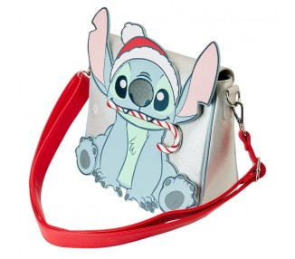 Bolso glitter Holiday Stitch Disney Loungefly