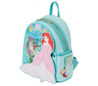 Mochila lenticular Ariel La Sirenita Disney Loungefly 26cm