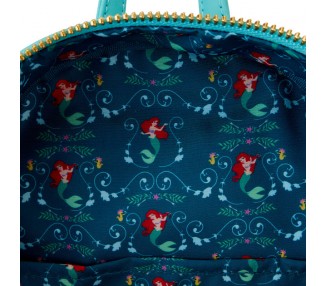 Mochila lenticular Ariel La Sirenita Disney Loungefly 26cm