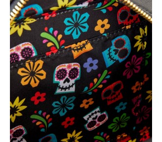 Bolso Miguel Calavera Floral Skull Coco Disney Loungefly