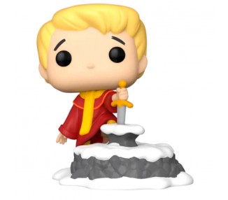 Figura POP Deluxe Disney La espada en la piedra Arthur Pulling Excalibur