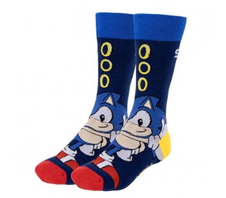 Set 3 calcetines Sonic the Hedgehog adulto