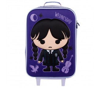 Maleta trolley 3D Chibi Miercoles
