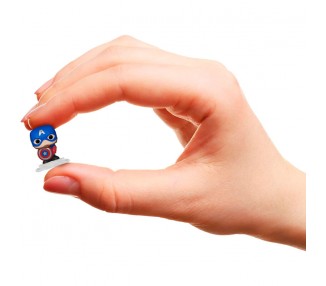 Blister 4 figuras Bitty POP Marvel The Infinity Saga Capitan America