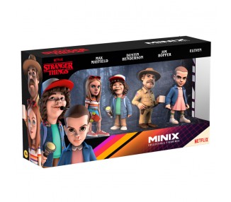 Blister 4 figuras Minix Stranger Things 7cm