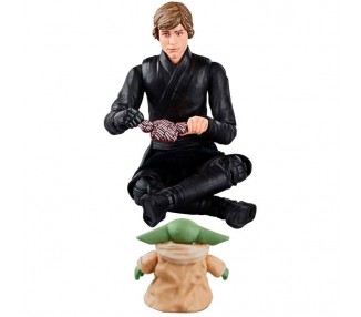 Figuras Luke Skywalker & Grogu El Libro de Boba Fett Star Wars 9,5cm