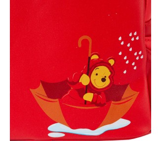 Mochila Rainy Day Puffer Jacket Winnie the Pooh Disney Loungefly 26cm