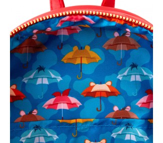 Mochila Rainy Day Puffer Jacket Winnie the Pooh Disney Loungefly 26cm