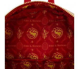 Mochila Targaryen La Casa del Dragon Juego de Tronos Loungefly 26cm