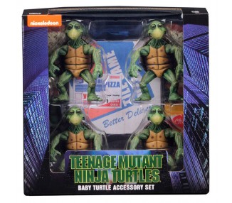 Set 4 figuras Baby Turtles Las Tortugas Ninja 10cm