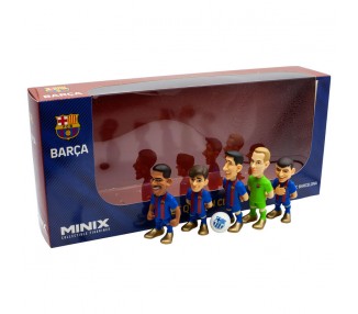 Blister 5 figuras Minix FC Barcelona 7cm