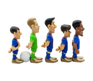 Blister 5 figuras Minix FC Barcelona 7cm