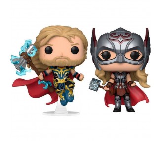 Blister 2 figuras POP Marvel Thor Love and Thunder Thor & Mighty Thor Exclusive