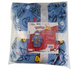 Bata sudadera oversize Pokemon coral infantil