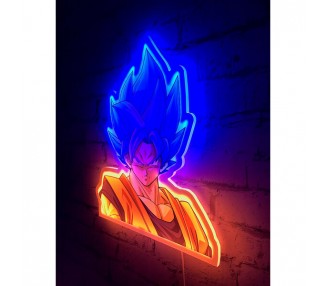 Lampara neon Goku Dragon Ball Z