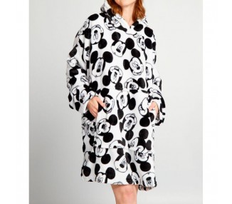 Bata sudadera oversize Mickey Disney coral adulto