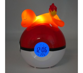 Lampara despertador Led Charmander Pokeball Pokemon