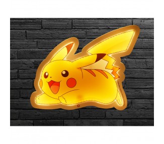Lampara mural neon Pikachu Pokemon