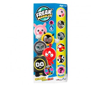 Set 6 Canicas + Skin - Freak Marbles surtido