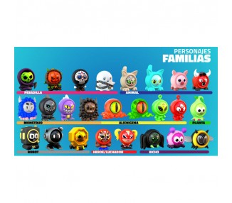 Set 6 Canicas + Skin - Freak Marbles surtido