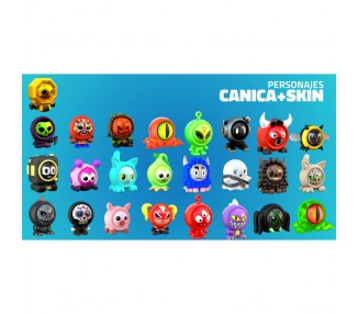 Bolsa sorpresa Canica + Skin Freak Marbles surtido