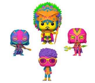 Blister 4 figuras POP Marvel Black Panther Wakanda Forever Exclusive