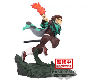 Figura Tanjiro Kamado Combination Battle Demon Slayer Kimetsu no Yaiba 9cm