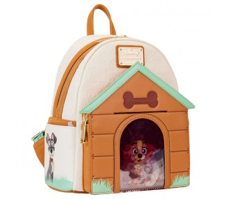Mochila lenticular I Heart Dogs Dog House Disney Loungefly 26cm