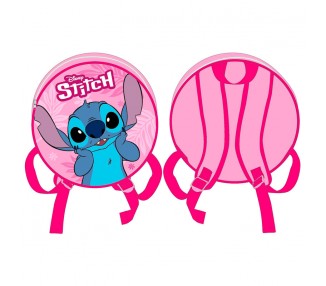 Mochila redonda Stitch Disney 27cm