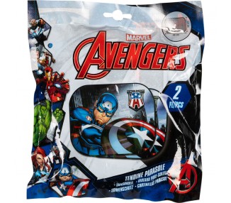 Set 2 parasol ventana Capitan America Marvel