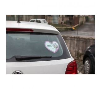 Señal coche baby on board Minnie Disney