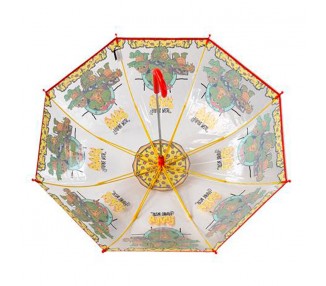 Paraguas manual transparente Tortugas Ninja 48cm