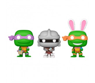 Blister 3 figuras Carrot Pocket POP Tortugas Ninja Donatello Shredder Michelangelo