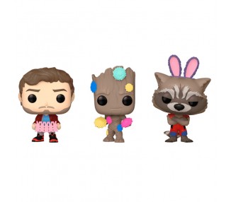 Blister 3 figuras Carrot Pocket POP Marvel Guardianes de la Galaxia
