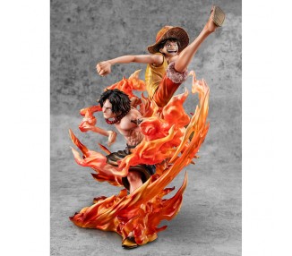 Figura Luffy & Portgas Bond Between Brothers One Piece 24,5cm