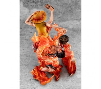 Figura Luffy & Portgas Bond Between Brothers One Piece 24,5cm