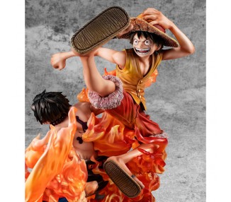 Figura Luffy & Portgas Bond Between Brothers One Piece 24,5cm
