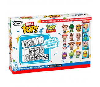 Blister 4 figuras Bitty POP Disney Toy Story Woody